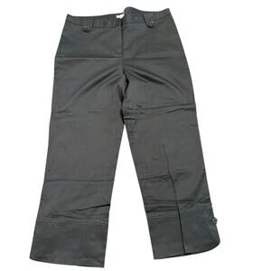Harold’s Women’s New black pants with cuff detail, Size 14 NEW
